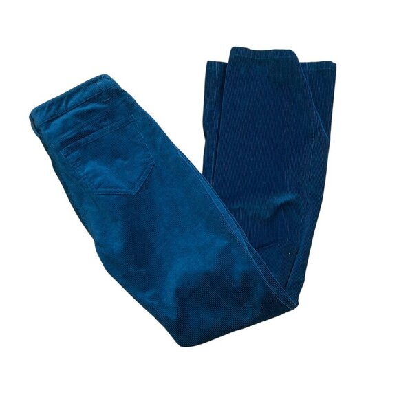 Laundry by Shelli Segal Dark Teal Stretch Corduroy Flare Bootcut Jeans Size 2 - Picture 4 of 10